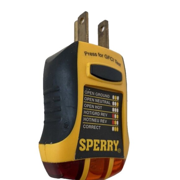 Sperry GFI6302 GFCI Outlet Receptacle Tester - Used - Clean - Tested - Picture 3 of 6